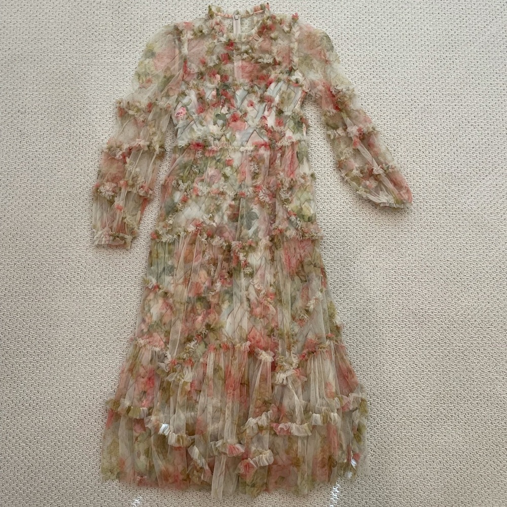 Needle & Thread Rose Midi Dress